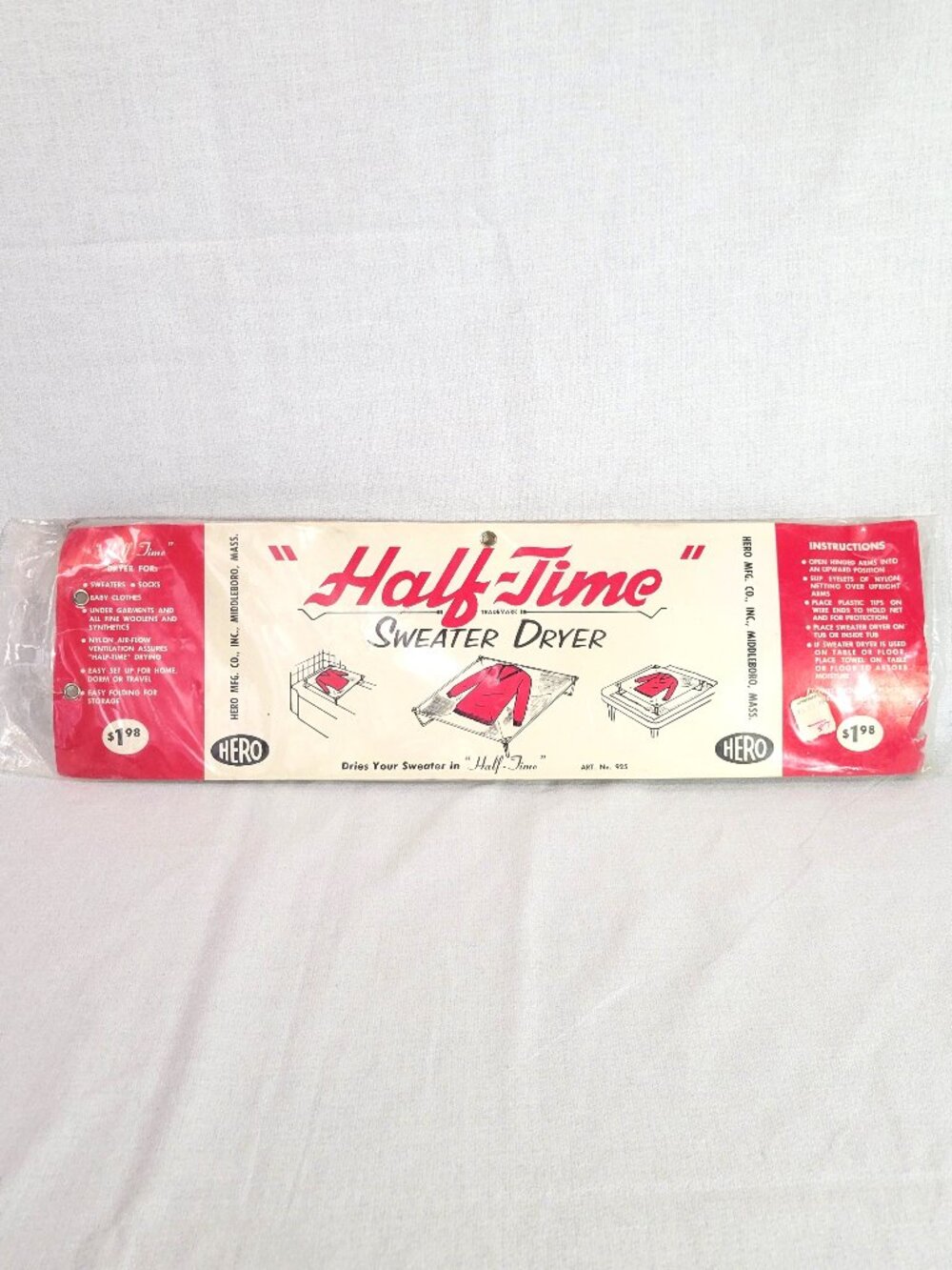 Vintage Hero Half-Time Sweater Dryer Net Flat Air Dry Laundry Rack